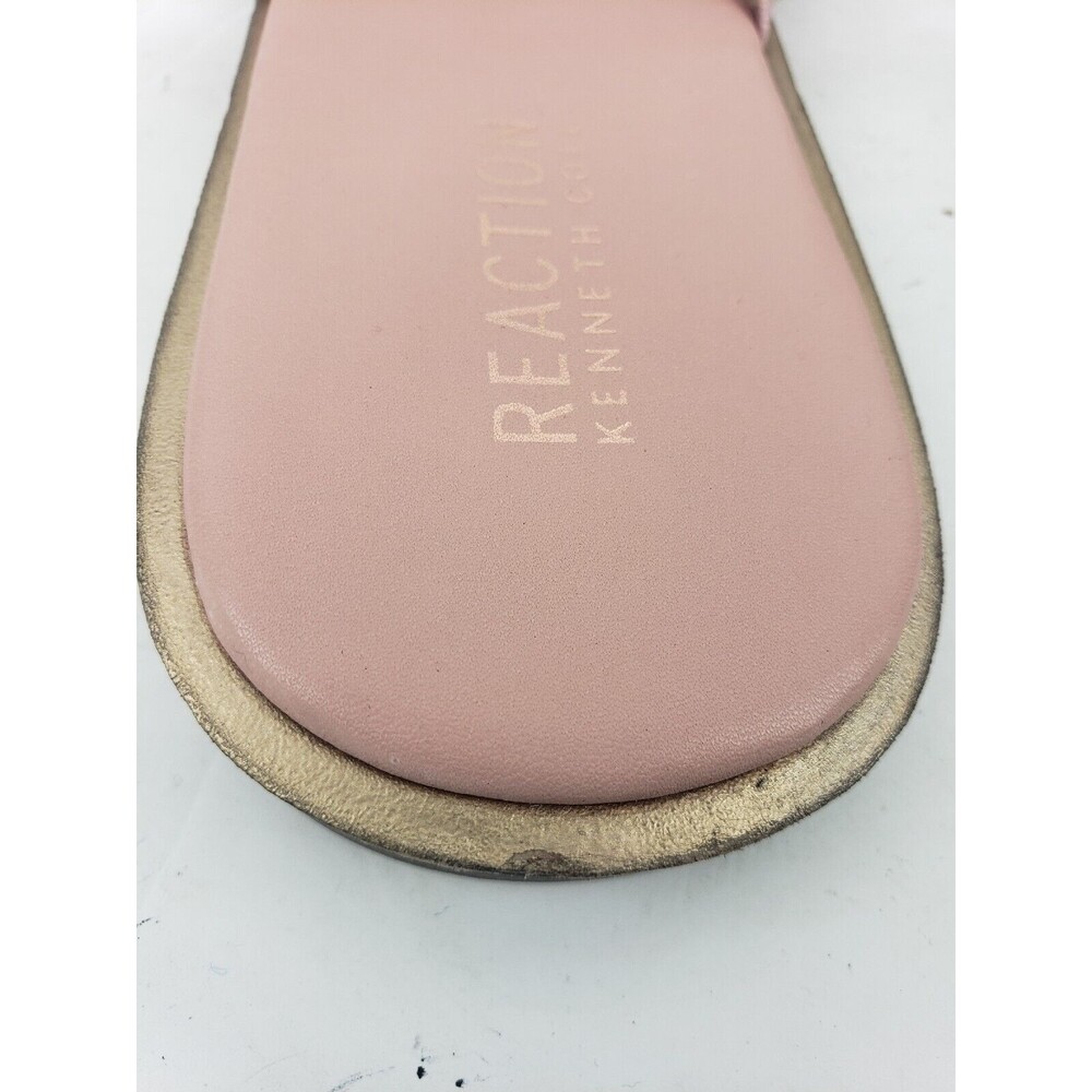 Reaction Kenneth Cole Sloan Four Band Strappy Slide Sandal in Blush Pink Size 10 - Picture 16 of 16